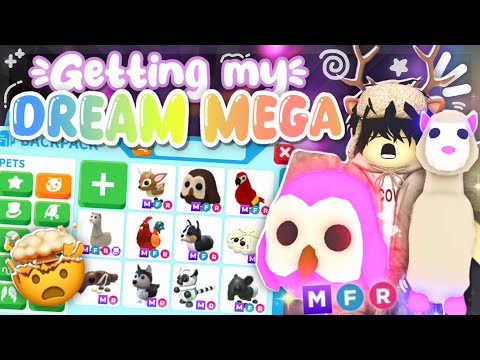 GETTING MY *DREAM MEGAS* IN ADOPT ME! 🌈🤯