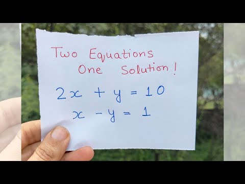 Solve These Two Equations in Seconds! ✍️📐 #MathChallenge | Find x and y | Algebra | Maths Equations