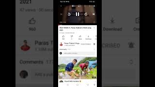 Bhai ka new song / @paras thakral vlogs