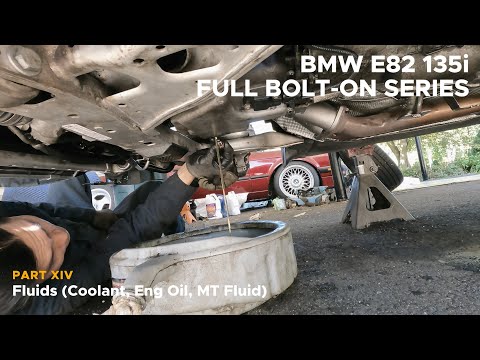 BMW E82 135i Fluid Changes (Coolant, Engine Oil, MT Fluid) | Full Bolt-On Series (Episode 14)