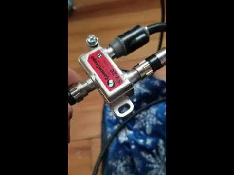 Cable splitter hook up