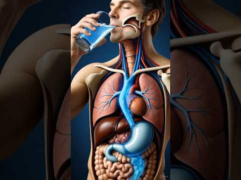 what happens while you drink ice cold freahs water inside human body #bodybuilder #shorts