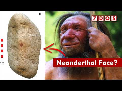 Did A Neanderthal Paint A Human Face On This Rock?