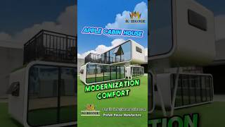 Would you like to live in such a house? #containerhouse #applecabinhouse#container