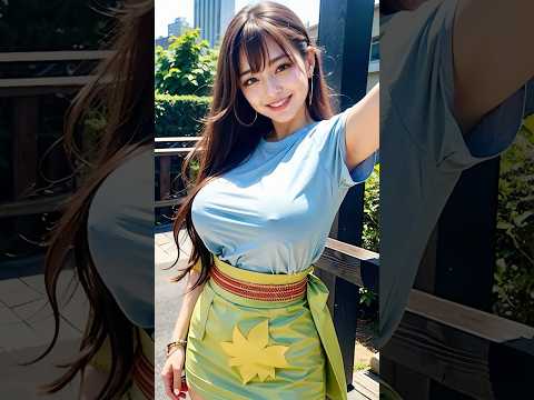 【ノーブラ散歩】下着を付けずに都会でお散歩してみたら...