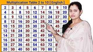 Table 2 to 10 | 2 to 10 Table | Tables for Kids | 2 से 10 तक पहाड़ा इंग्लिश में