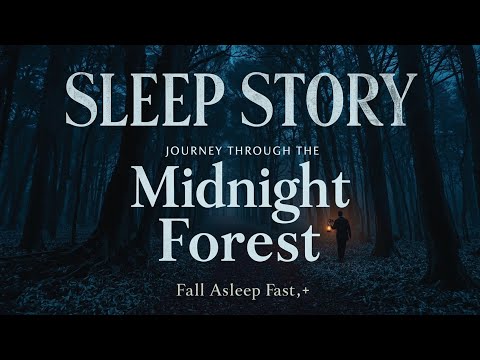Calm Voice 💤 Journey Through the Midnight Forest | Sleep Story for Adults | Fall Asleep Fast