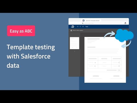 Template testing with Salesforce data - Easy as ABC