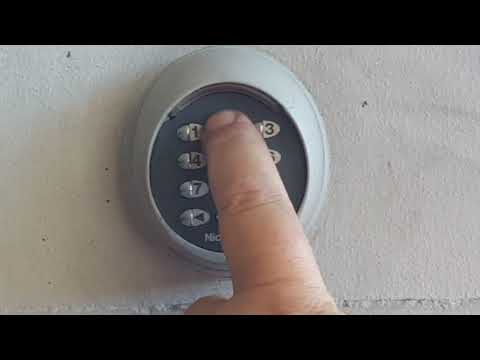 NICE Motx R Keypad Programming - How to change the pin code