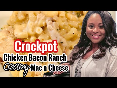 EASY SLOW COOKER DINNER IDEA | SLOW COOKER CHICKEN BACON RANCH PASTA | WHAT'S FOR DINNER