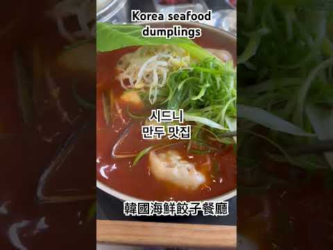 Sydney dumping 한국 만두 맛집 韓國海鮮餃子 #food #foodie