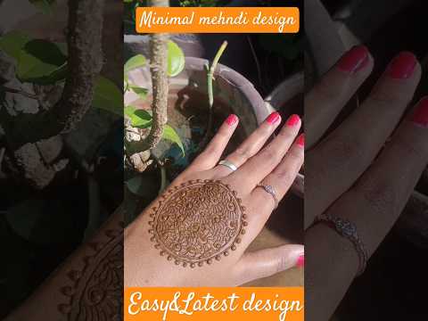 Latest Mehndi ✨#youtubeshorts#shortsfeed#ytshortsindia#mehendidesign#easymehndidesign#mehendiart