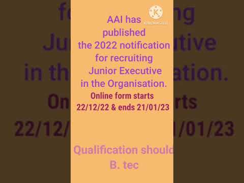 AAI recruitment 2022 | AAI Junior Executive vacancy 2022 | Fresher jobs | Gate jobs | Jobs update