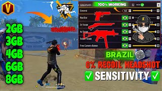 Free Fire Headshot Setting After Ob51 Update 2025⚡Best Sensitivity Settings ⚙️| Sensitivity Setting 