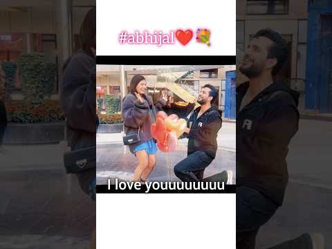 Abhishek Proposed To Kajal ❤️💐 #abhijal #fukrainsaan #abhishek #shorts #youtubeshorts #trending