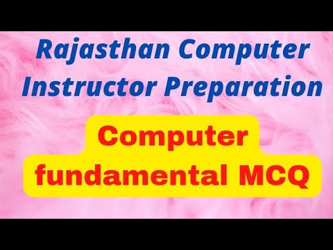 Computer Fundamenta MCQ To Crack Computer Instructor Exam
