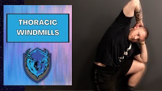 Half Kneeling Thoracic Windmill (with SB and Flexion/Extension) | Thoracic Mobility Exercise!