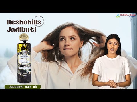 Keshohills Forte Jadibuti Hair Oil for Strong Long and Thick hair Nourishes Scalp Controls Hair Fall