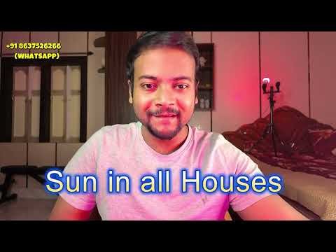 Sun in All 12 houses in Astrology Effects | Your True Personality |  Naisargik Atmakaraka