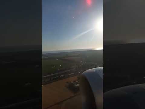 Rome Fiumicino Airport landing time #shorts