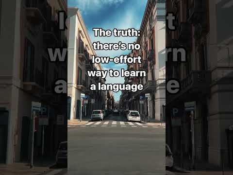 The truth about language learning  #loweffort #trendingreels #trendingshorts #lingualmuse