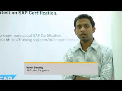 SAP Certified Consultant Testimonial