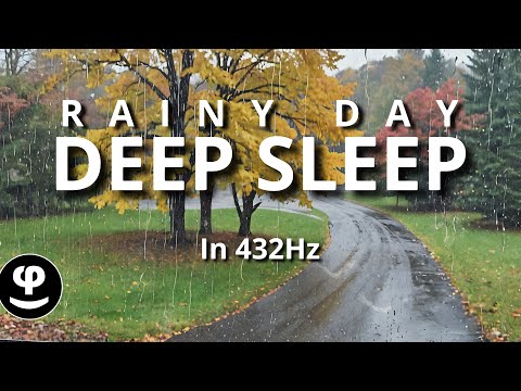 Rainy Day Sleep Music in 432Hz and Binaural Beats