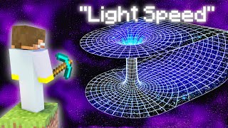 I Reached Light Speed in Minecraft to Break the Game…
