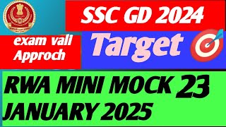 RWA mini mock solution 23 january 2025 math smart solutions