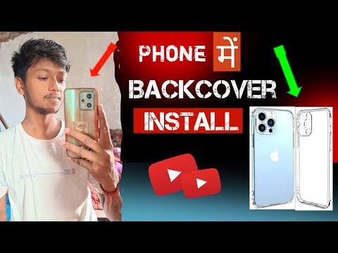 phone Me Backcover kaise Lagaye /How to install backcover/ cases / Tech Support Yt