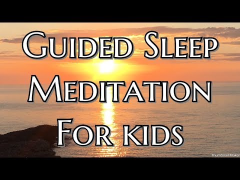 GUIDED SLEEP MEDITATION for kids. anxiety•relaxation•sleep