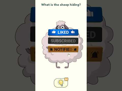 Dop 2 (Delete One Part) Level-306 what is sheep 🐏 hiding ❤️‍🩹 #shorts #viralvideo