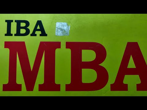 DU IBA MBA 2019 6-10 #iba