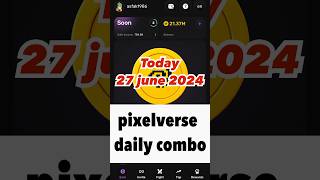 pixel tap daily combo 27 June | pixel tap today combo | pixel tap today combo card #pixeltap #combo