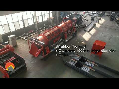 China's Top Gold Trommel: DMT-100 Pro Scrubber Wash Plant - Maximize Your Gold Recovery