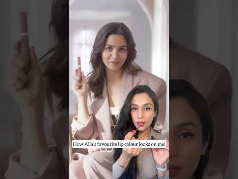 What’s so special about Alia Bhat’s Favourite lipstick? Let’s swatch it #lipstick #lipswatch