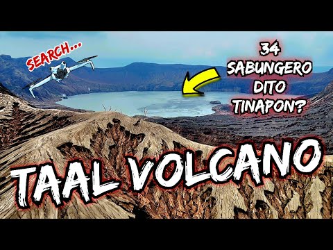 DITO TINAPON ANG MAHIGIT 100 KATAO NA SABUNGERO SA TAAL LAKE. UPDATE SA TAAL VOLCANO NAKAKATAKOT!.