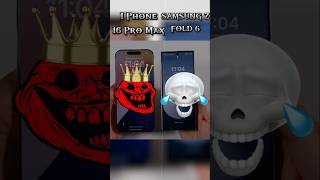 iPhone 16 Pro Max vs Z Fold 6 ⚡ Epic Speed Test Showdown! Who’s the Real King? 👑#shorts #viralvideo