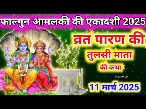 आमलकी एकादशी व्रत के पारण में सुनें तुलसी माता की कथा Amalaki ekadashi Parana katha Tulsi mata