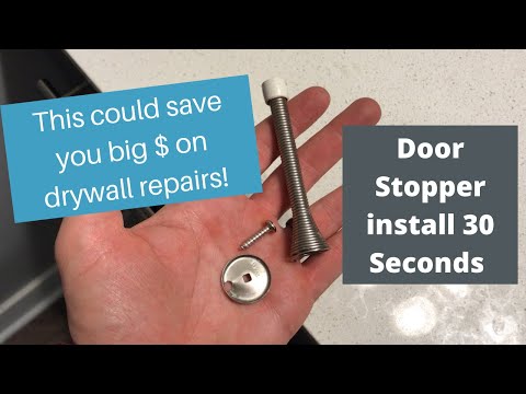 Installing a Door Stopper - 30 seconds