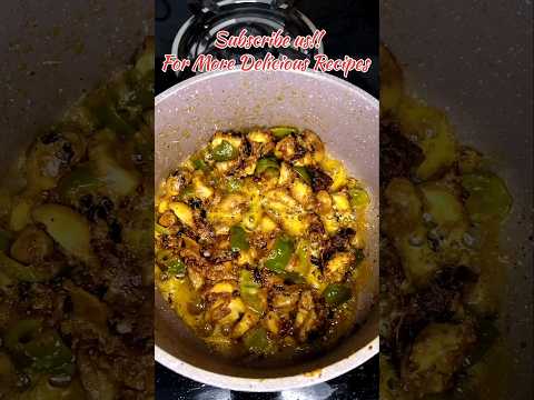 Creamy Mushroom Tikka Masala 🍄 | Dhaba Style Mushroom Recipe | Easy Dinner Recipe #shorts #viral