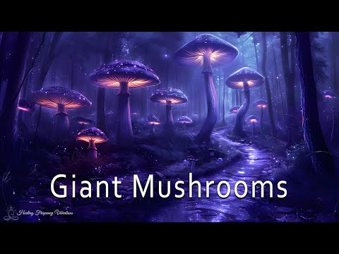 Mystical Giant Mushrooms | Enchanted Forest Ambience | 40Hz + 852Hz Deep Focus & Spiritual Awaken...