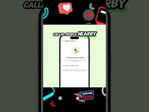 "WhatsApp Testing 'People Nearby' Feature for Offline File Sharing"#WhatsApp #PeopleNearby
