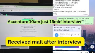 Accenture 10am 15min Time 29th dec interview questions|accenture associate software engineer 2025