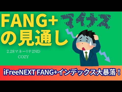 【新NISA】2.28FANG+の見通し｜iFreeNEXT FANG+上昇の後は大暴落！エヌビディア決算はココを見る！