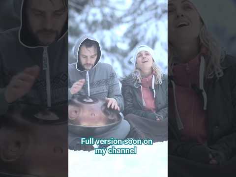 winter Handpan and beautiful voice of Stefania #handpan #relaxation #music #meditation #shorts