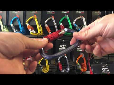 CT Pillar TG Oval Triple-Lock Carabiner - Grey