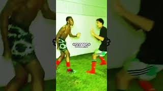 Tota and rakai excited after ￼￼beating Ronaldo jr in a 2v2😳￼