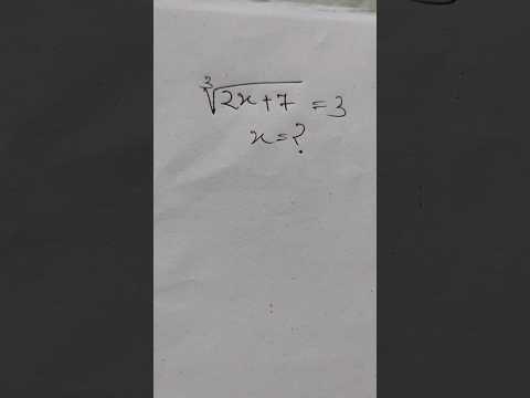 X=? Exponential Equation #maths #exponentialexpression #shorts
