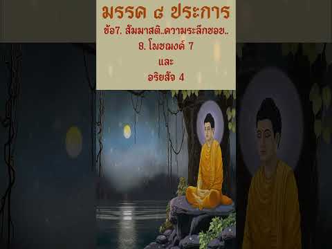 Ep14(8) มรรค8 สัมมาสติ I ความระลึกชอบ I โพชฌงค์7 และ อริยสัจ4 I #รูป #นาม #เวทนา #นิวรณ์ #กิเลส